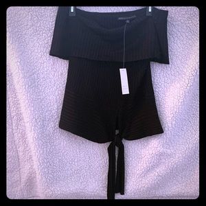 Off the shoulder sweater top